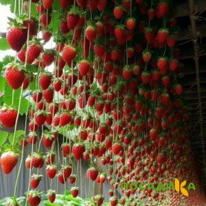 Клубника ампельная Анастасия купить по цене от 370р. в интернет-магазине «Посадика» с доставкой почтой в в Буденновске и по всей России – [изображение №1].