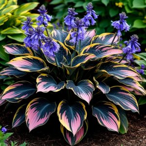 Хоста Пайн Эхо купить по цене от 699р. в интернет-магазине «Посадика» с доставкой почтой в в Буденновске и по всей России – [изображение №1].